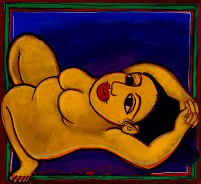 Medium: 'Gouache on Paper', Size: '23 x 25 cm'