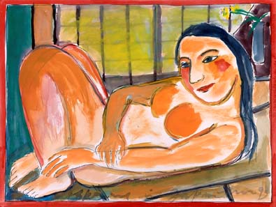 Medium: 'Gouache on Paper', Size: '32 x 42 cm'