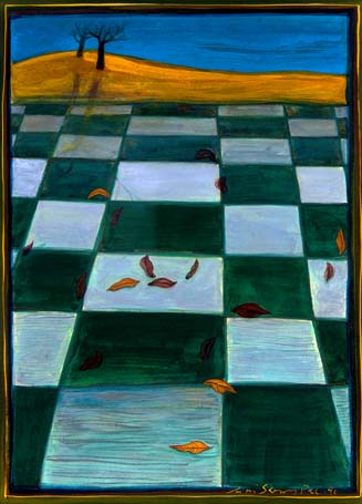 Medium: 'Gouache on Paper', Size:'23 x 31 cm'