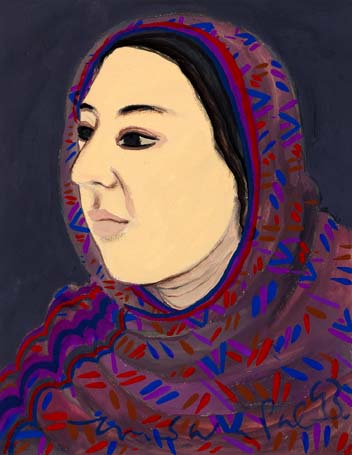 Medium: 'Gouache on Paper', Size: '41 x 32 cm'