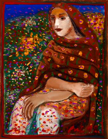 Medium: 'Gouache on Paper', Size: '41 x 32 cm'